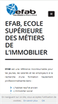 Mobile Screenshot of efab-lille.fr