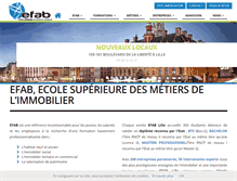 Tablet Screenshot of efab-lille.fr